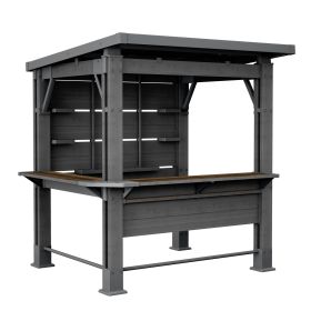 Беседка Keter "Бар" Bar Gazebo Graphite фото