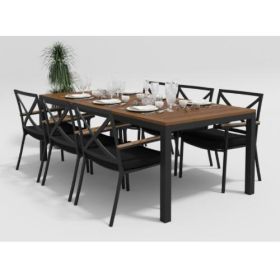 Обеденная группа Gardenini Белла 220 черная DBLL.010622.C3 фото