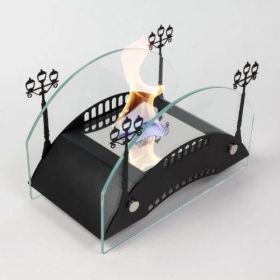 Биокамин настольный Lux Fire Пушкинский мост М фото