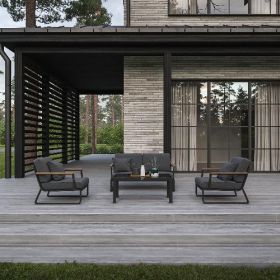 Лаунж зона Gardenini Voglie серая LPVGL.010800.S2 фото