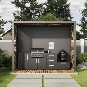 Уличная гриль кухня Астов BBQ Deluxe №8 фото